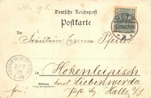 Gruss aus Metz Kasernements Moselfort Litho Postkarte AK 1900