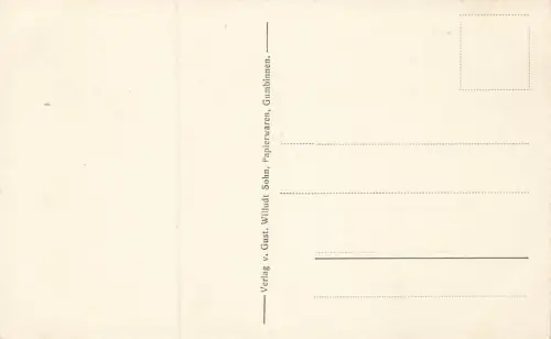 Stadtansicht von Gumbinnen Ostpreussen Postkarte AK