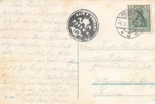 Posen Totalansicht Postkarte AK