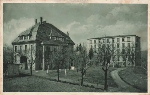 Erholungsheim Teichwolframsdorf bei Werdau Sachsen Postkarte AK