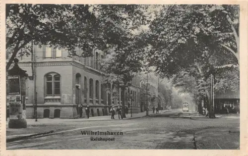 Wilhelmshaven Reichspost Niedersachsen Postkarte AK