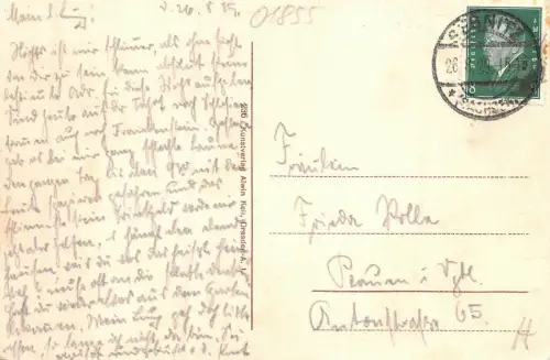 Sebnitz i. Sa. Bahnviadukt Postkarte AK 1929
