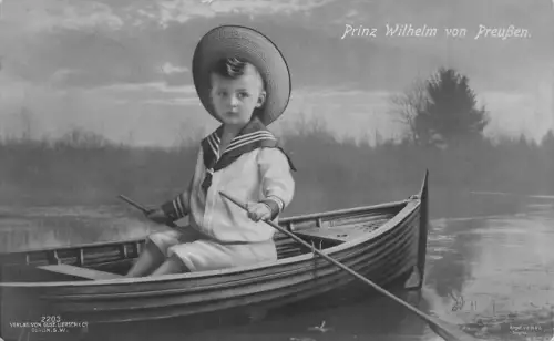 Prinz Wilhelm von Preußen 1.WK Patriotika AK 1909