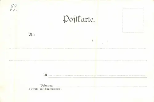 Karlsruhe Auf dem Stadtgarten-See Baden-Württemberg Postkarte AK 1897