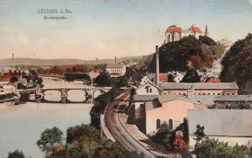 Leisnig i. Sa. Muldenpartie Postkarte