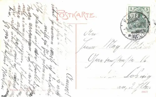 Soldaten bevor Start eines Angriffs Patriotika Postkarte AK 1913