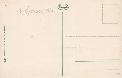 Dampfer Löwentin Fahrt durch den Kanal Masuren Rudczanny Ostpreußen Postkarte AK