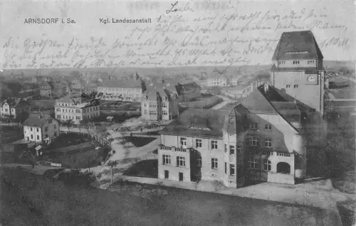 Arnsdorf i. Sa. Kgl. Landesanstalt AK 1914