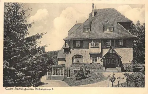 Kinder-Erholungsheim Neckarsteinach Postkarte AK