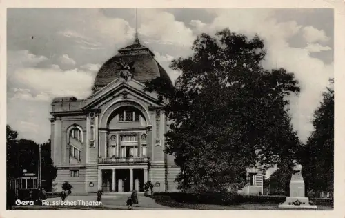 Gera Reussisches Theater Feldpostkarte AK 1942