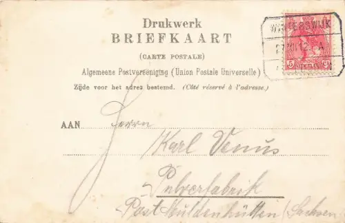 Spoorstraat in Winterswijk Gelderland Niederlande Postkarte AK 1912