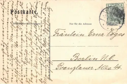 Strand mit Fischerbooten Neukuhren Postkarte AK 1910