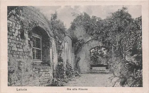 Die alte Klause in Lehnin Brandenburg Postkarte AK