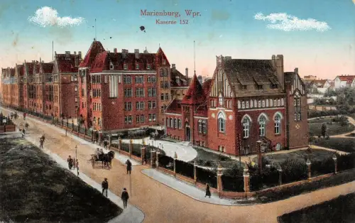Marienburg Wpr. Kaserne 152 Feldpostkarte AK 1917
