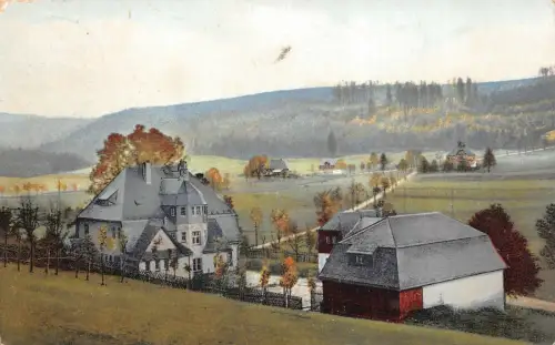 Heim Jägerhof im Rehefelder Tal Sachsen Postkarte AK 1925