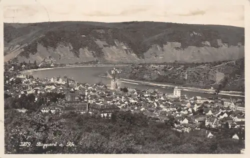 Boppard am Rhein Rheinland-Pfalz Postkarte AK 1932