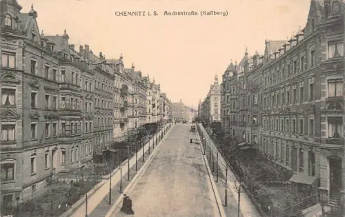AK Chemnitz Sachsen Andrestrasse Kaßberg 1914
