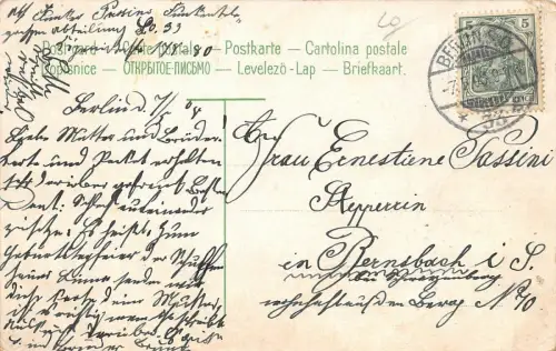 Berlin Kaiser Friedrich-Museum AK 1908