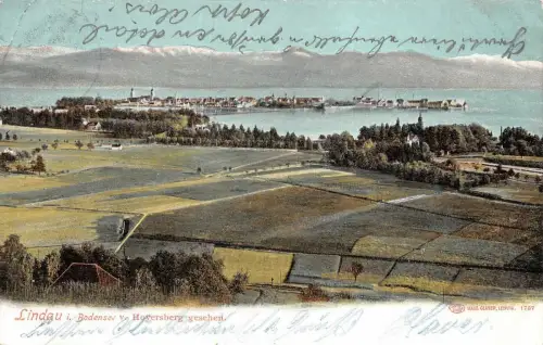 Lindau i. Bodensee v. Hoyersberg gesehen Postkarte AK 1905