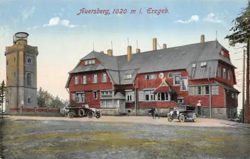 Auersberg Unterkunftshaus 1020m i. Erzgeb. AK 1928