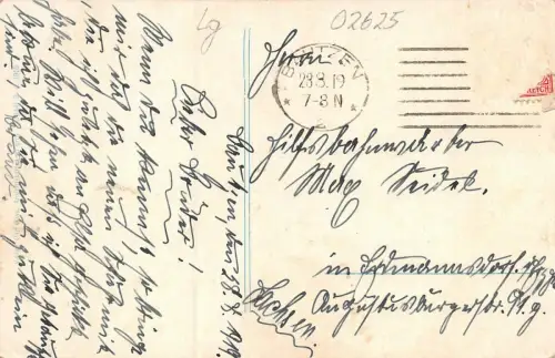 Justizgebäude Bautzen Sachsen Postkarte AK 1919
