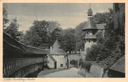 Schloss Rochsburg bei der Mulde Sachsen Postkarte