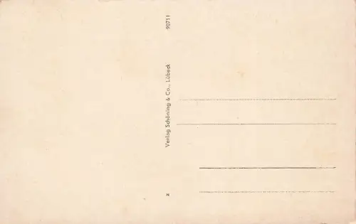 Am Hafen mit Dampfschiffen in Stettin Pommern Postkarte AK