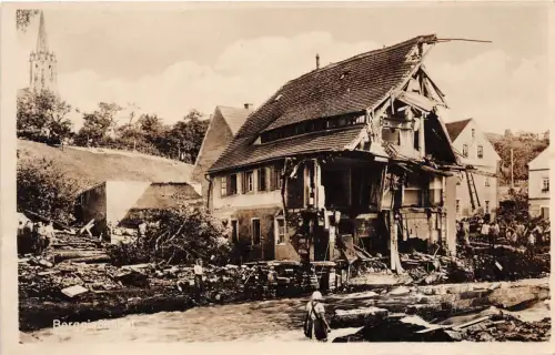 Bad Gottleuba-Berggießhübel Unwettekatastrophe 8. Juli 1927 Postkarte