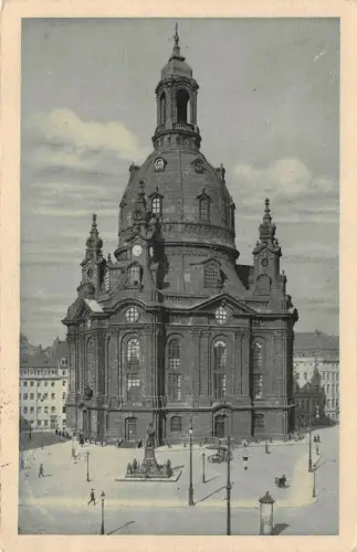 Dresden Frauenkirche Postkarte 1914