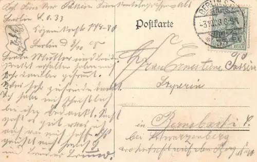 Berlin Kurfürsten-Brücke mit Schloßplatz AK 1908