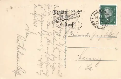 Ostseebad Kolberg (Kołobrzeg) Hafeneinfahrt AK 1930