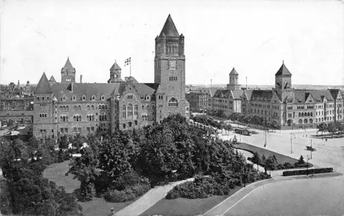 Posen Königliches Schloß Oberpostdirektion Landschaft AK 1916