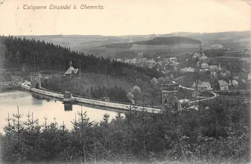 Chemnitz Sachsen Talsperre Postkarte 1916
