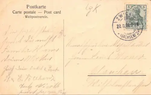 Portrait König Friedrich August von Sachsen auf Pferd Patriotika Postkarte AK