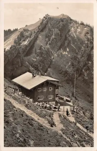 Staufner Haus am Hochgrat mit Seelekopf Postkarte AK