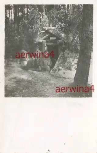 Deutsche Panzersoldaten Pz. Regt. 4 am Bunker Pokrowskoje Ostfront