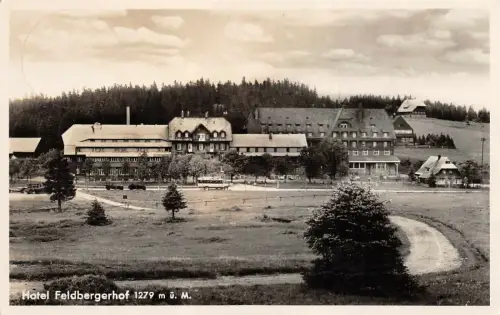 Hotel Feldbergerhof 1279 m ü. M. Feldberg Schwarzwald Postkarte AK 1935