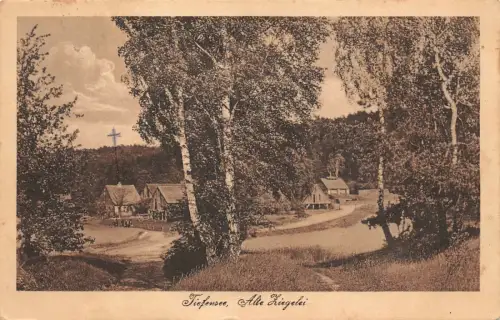 Tiefensee Alte Ziegelei Postkarte 1924