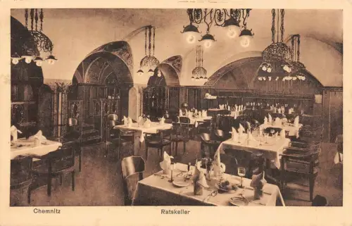 Chemnitz Ratskeller AK 1927