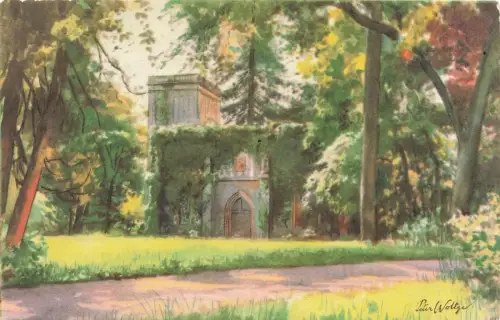 Tempelherrenhaus Der Weimarer Park Weimar Thüringen Postkarte AK