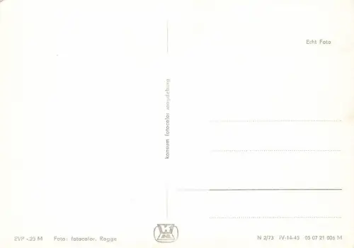 Haus des Handwerks HO-Gaststätte Zerbst Sachsen-Anhalt Postkarte AK