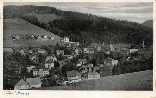 Bad Reinerz Ansicht Panorama Postkarte AK 1940