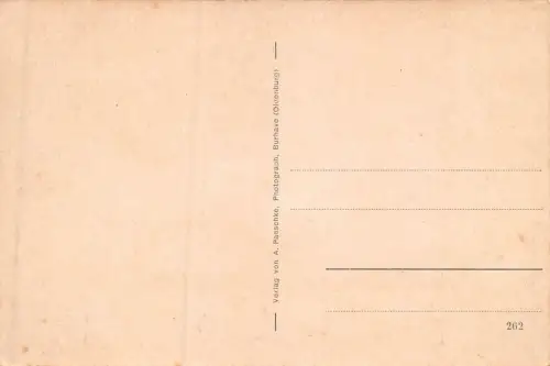 Nordseebad Tossens Niedersachsen Postkarte AK