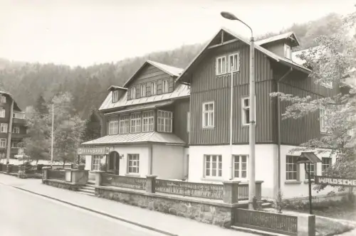 HO-Hotel Tellkoppe Kipsdorf Altenberg Sachsen Postkarte AK