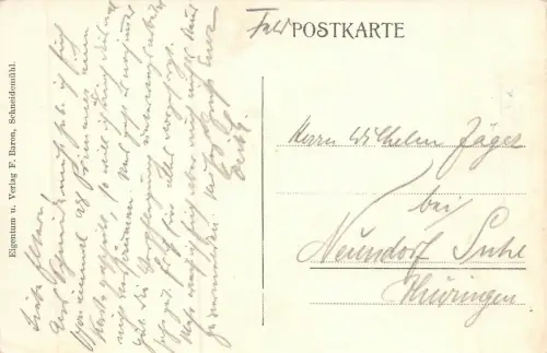 Bahnhof Schneidemühl Feldpostkarte