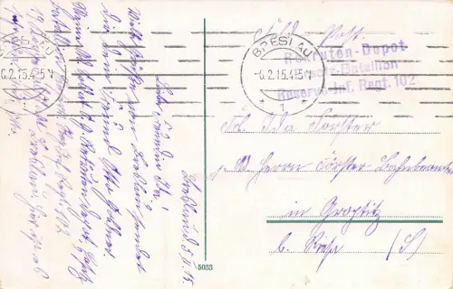 Breslau Dom mit Oderpartie Feldpostkarte AK 1915
