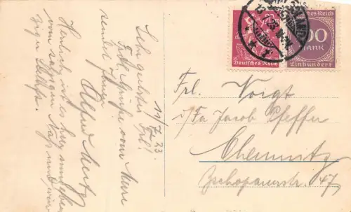 Helgoland Panorama von Norden gesehen Postkarte AK 1923