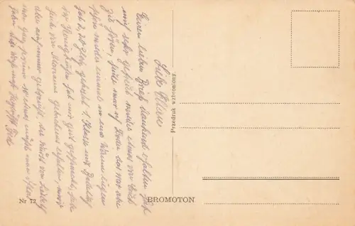 Ansicht vom Krakauer Berg auf Krakow Polen Postkarte AK