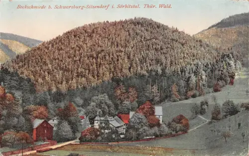 Bockschmiede b. Schwarzburg-Sitzendorf i. Sörbitztal Thür. Wald AK