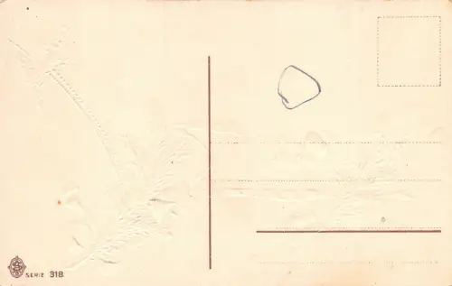 Gesegnete Weihnachten! Patriotika AK geprägt